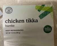 Mängden socker i Chicken tikka burrito