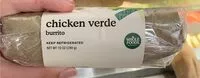 Mängden socker i chicken verde burrito