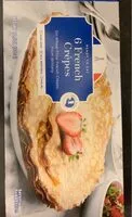 Mängden socker i White Toque - All Natural French Crepes, 6pc, 238g (8.46oz)