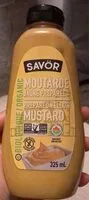 Mängden socker i Savör prepared yellow mustard