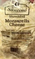 Mängden socker i Shredded Mozzarella Cheese