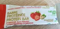 Mängden socker i Barre protéinée symbiose fraise