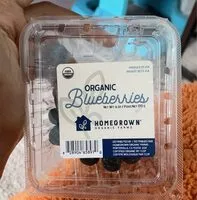 Mängden socker i Organic Blueberries