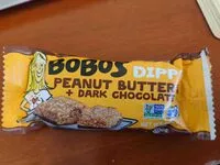 Mängden socker i Bobo's dipp'd peanut butter + dark chocolate oat bar