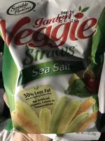 Mängden socker i Garden Veggie Straws