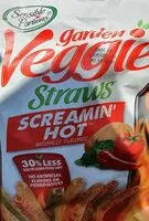 Mängden socker i garden veggie straws screamin' hot