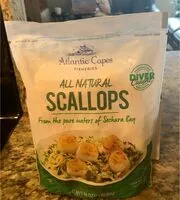 Mängden socker i All natural scallops