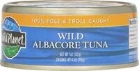 Mängden socker i Wild Albacore Tuna