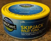 Mängden socker i Skipjack wild tuna