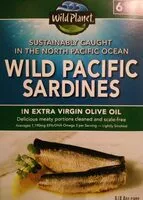 Mängden socker i Wild pacific sardines