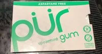 Mängden socker i Xylitol chewing gum