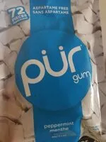 Mängden socker i pur mint gum