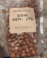 Mängden socker i Raw peanuts