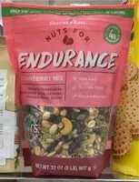 Mängden socker i Nuts for endurance