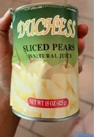 Mängden socker i Sliced Pears