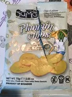 Mängden socker i Samai Garlic Plantain Chips