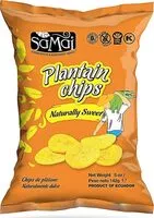 Mängden socker i Plantain chips naturally sweet