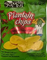 Mängden socker i Plantain Chips Smoked Chili
