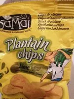 Mängden socker i Plantain Chips Lime