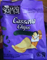 Mängden socker i Chips Manioc Samaï