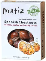 Mängden socker i Organic Chestnuts