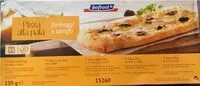 Mängden socker i Pizza formaggi e tartufo
