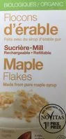 Mängden socker i Flocons D'érable Biologiques (sucrière Rechargeable)