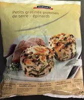 Mängden socker i Petits gratinés pommes de terre - épinards