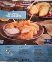 Mängden socker i Tempura fish nuggets