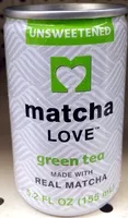 Mängden socker i Matcha tea rated green unsweetened