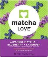 Mängden socker i Japanese matcha blueberry lavender tea bags