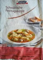 Mängden socker i Schwäbische Festtagssuppe