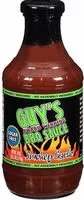 Mängden socker i Guys award winning sugar free bbq sauce smokey garlic