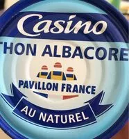 Mängden socker i Thon albacore au naturel