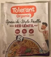 Mängden socker i Tolerant Organic Spanish Style Paella