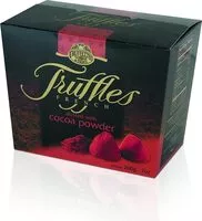 Mängden socker i Chocmod natural truffles dusted with cocoa powder