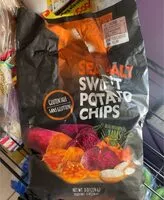 Mängden socker i Sea salt sweet potatoes chips