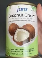 Mängden socker i coconut cream