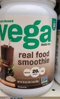 Mängden socker i Plant based Vega real food smoothie