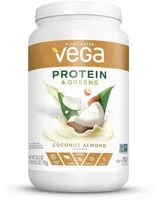 Mängden socker i Plant Based Vega Protein & Greens Coconut Almond Flavored