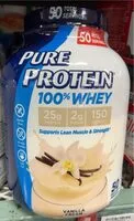 Mängden socker i Pure Protein vanilla