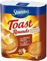 Mängden socker i TOAST Rounds Au Blé Complet