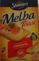 Mängden socker i Melba toast