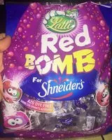 Mängden socker i Red bomb