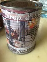 Mängden socker i Sirop d'erable pur