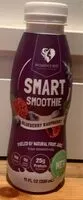 Mängden socker i Smart smoothie blueberry raspberry