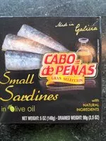 Mängden socker i Small Sardines in olive oil