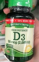 Mängden socker i High potency D3