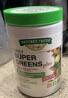 Mängden socker i Daily Super Greens plus