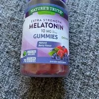 Mängden socker i Gomme mélatonine